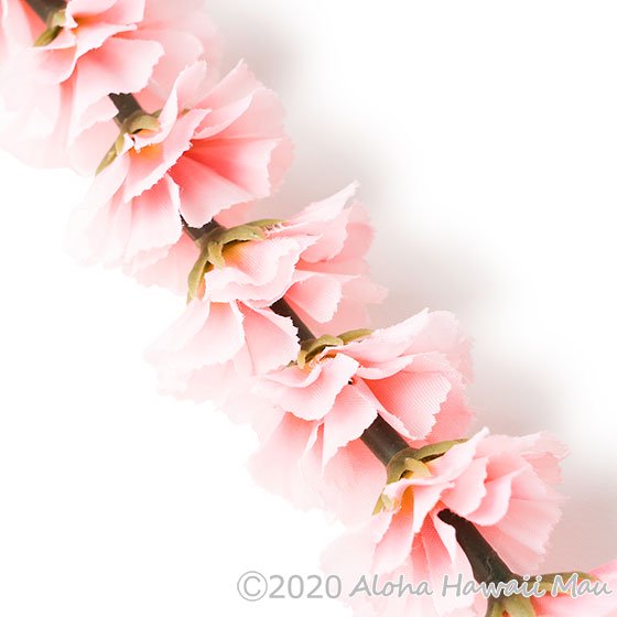 フラダンス レイ ミニカーネーションロングレイ ピンク | フラダンス