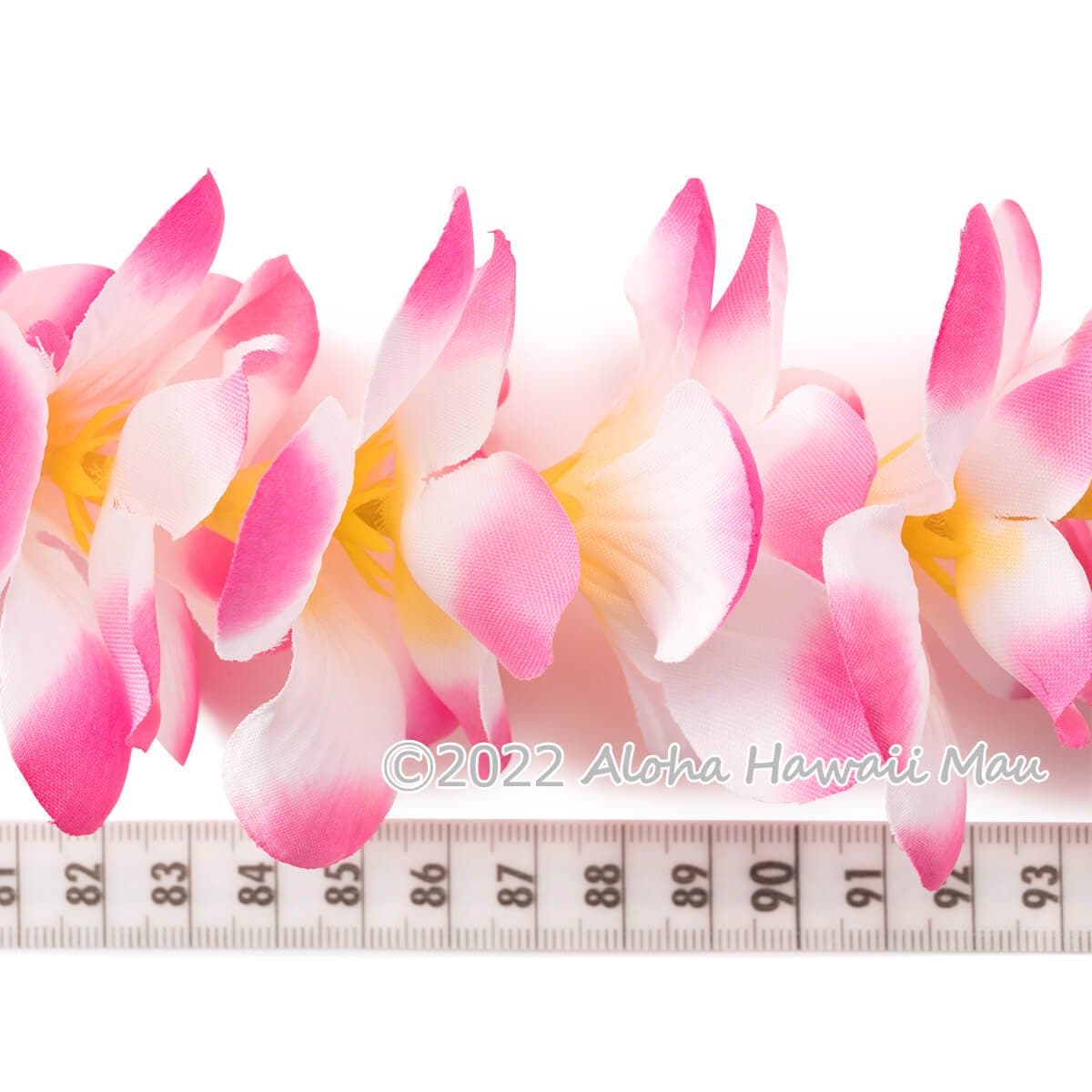 プルメリア ヘッドバンド ピンク/ホワイト プルメリア フラ ポォ