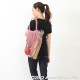 SoHa Living コットン ネット バッグ  サンセットピンク（スモーキーピンク）