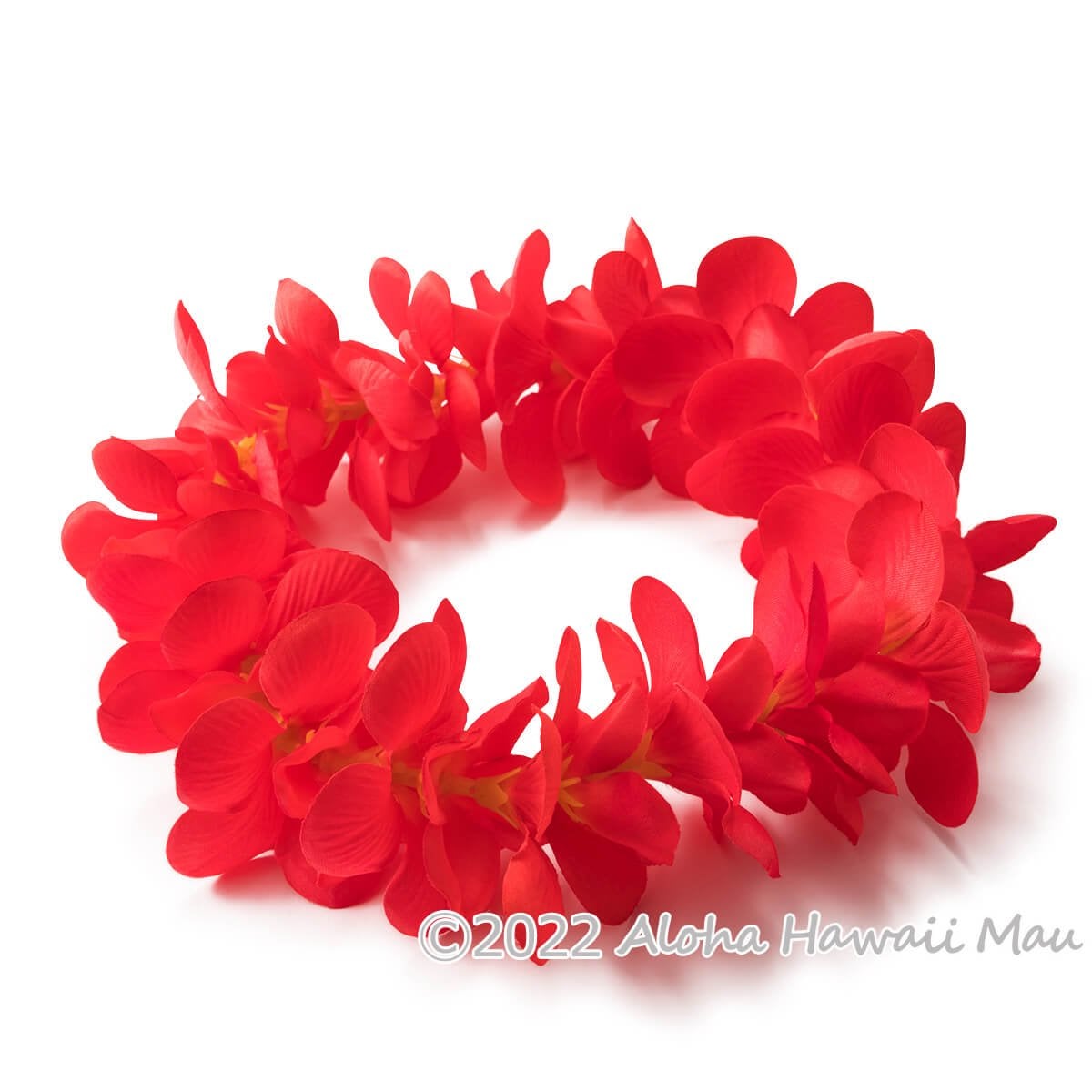 プルメリア ヘッドバンド レッド プルメリア フラ ポォ