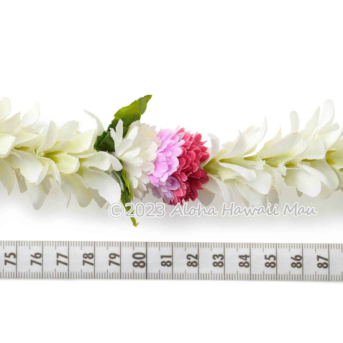 フラダンス レイ ピカケ ジャスミン ボズ ロング レイ アイボリー