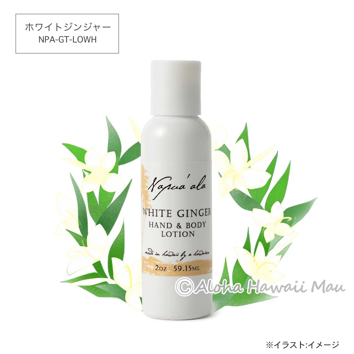 ハンド＆ボディローション 59ml 5つの香り〈チャーム付リボンラッピング〉ハワイギフト Napua'ala ナプアアラ