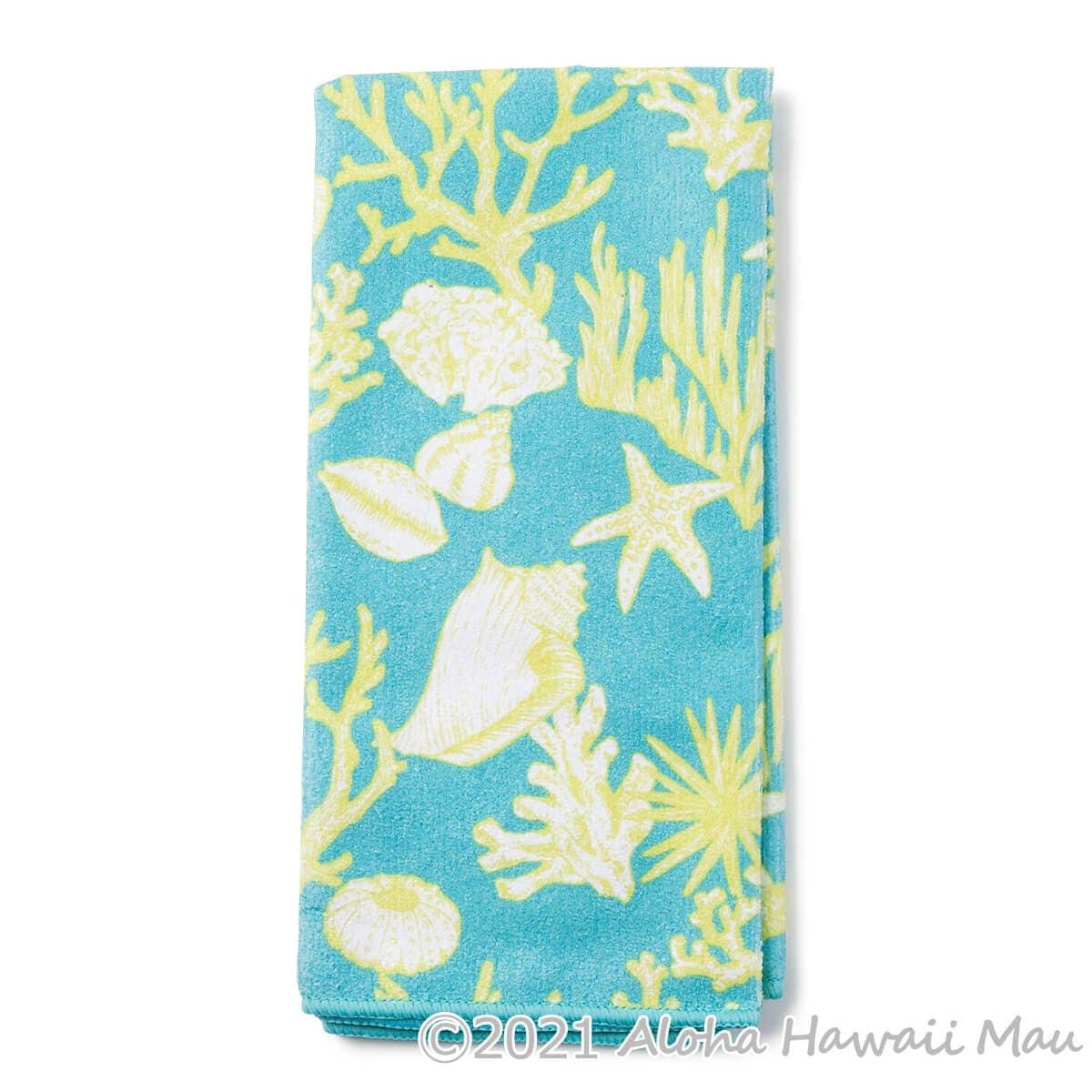 Kauhale Living マイクロファイバー ハワイアン キッチンタオル 2枚