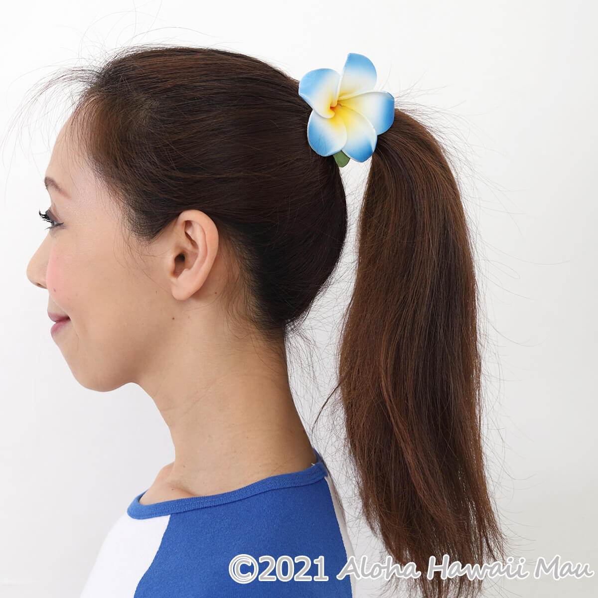 ブラきらリ✧Blue ダサく ヘアクリップ
