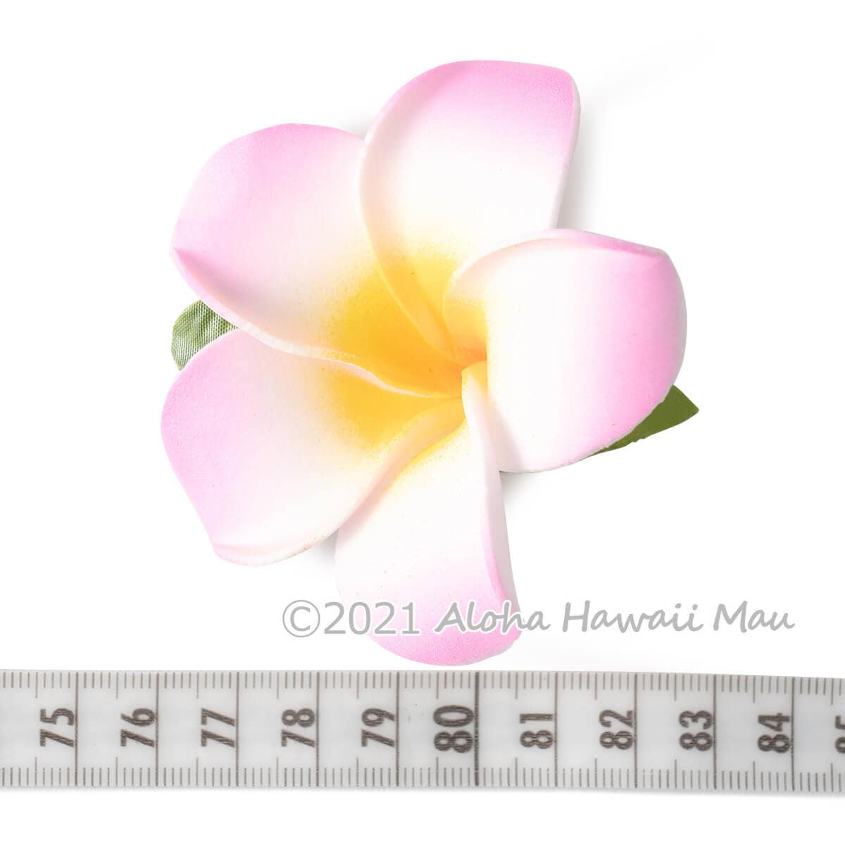 フラダンス 髪飾り プルメリアヘアクリップ ピンク〈C〉 | フラダンス
