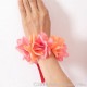 フラダンス ブレスレット プルメリアプナ ピーチピンク
