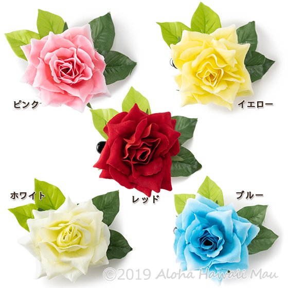 フラダンス 髪飾り ローズ レッド | フラダンスアイテム,フラダンス 髪  