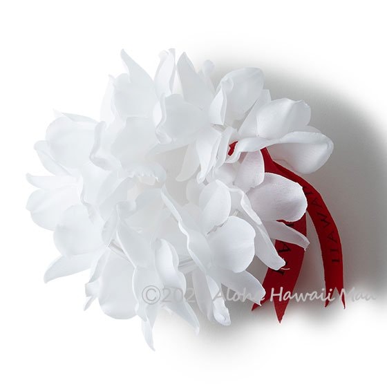 フラダンス ブレスレット プルメリアプナ ホワイト