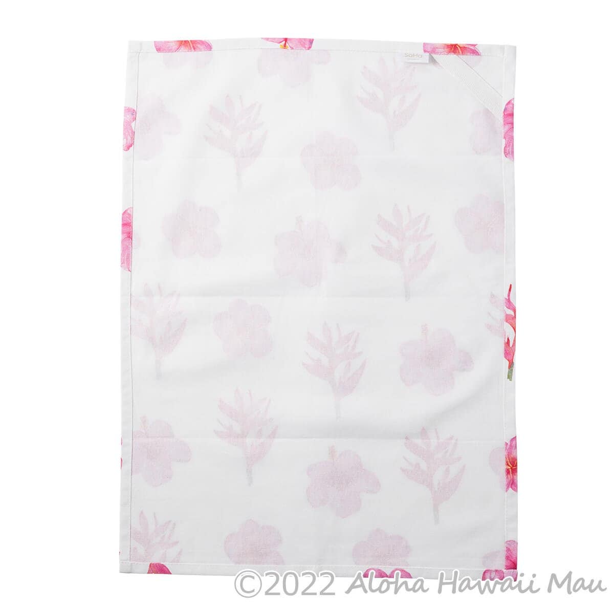 SoHa Living ソーハリビング キッチンタオル ピンク トロピカル柄