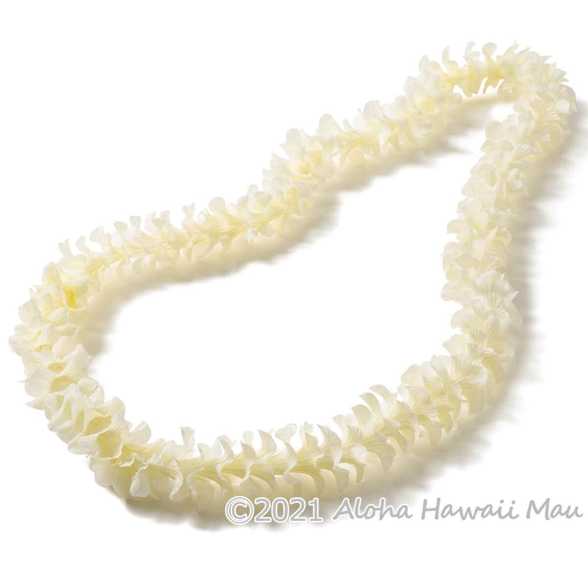 プアケニケニ レイ ホワイト フラダンス レイ | フラダンスアイテム プアケニケニ レイ ホワイト フラダンス レイ | フラダンスアイテム