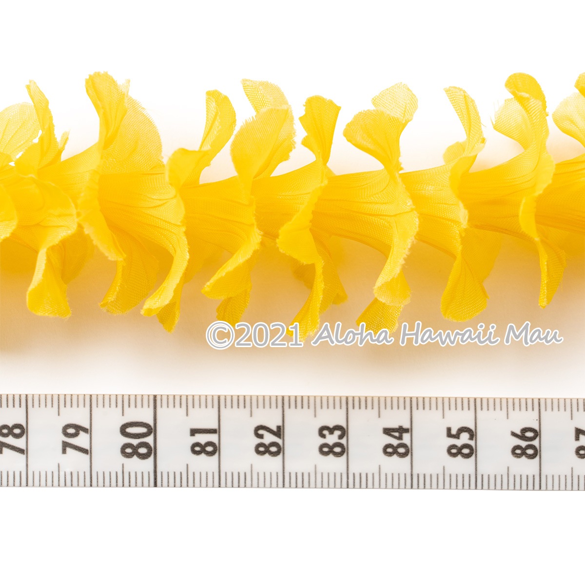 プアケニケニ レイ イエロー フラダンス レイ | フラダンスアイテム