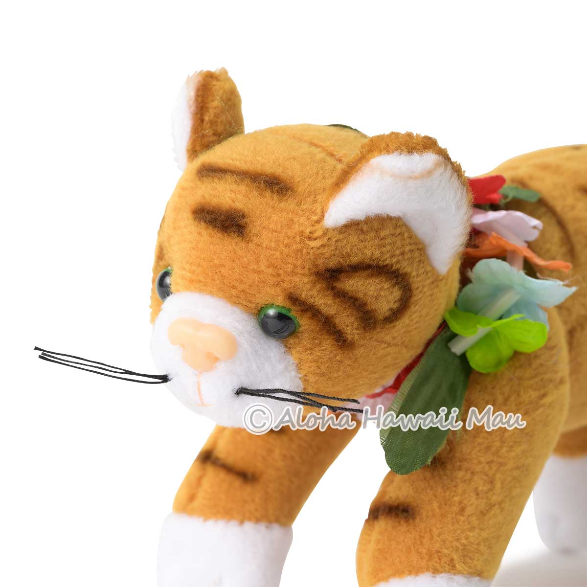 ハワイ ぬいぐるみ ネコ ブラウン
