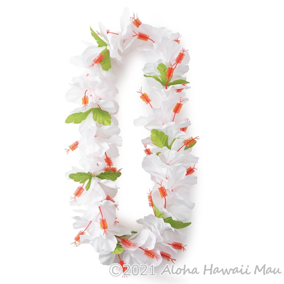 フラダンス レイ ハイビスカス レイ ホワイト | フラダンスアイテム