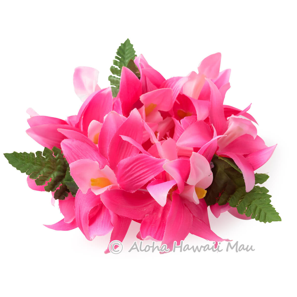 フラダンス ブレスレット バンダオーキッド ダブル ブレスレット ローズピンク クウペエ アンクレット