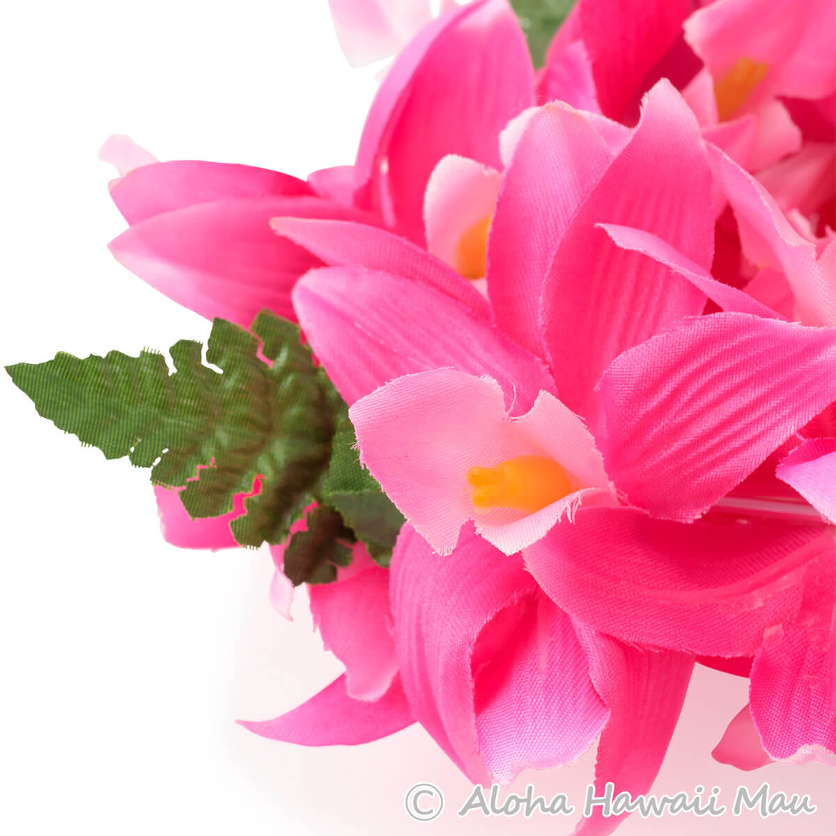 フラダンス ブレスレット バンダオーキッド ダブル ブレスレット ローズピンク クウペエ アンクレット