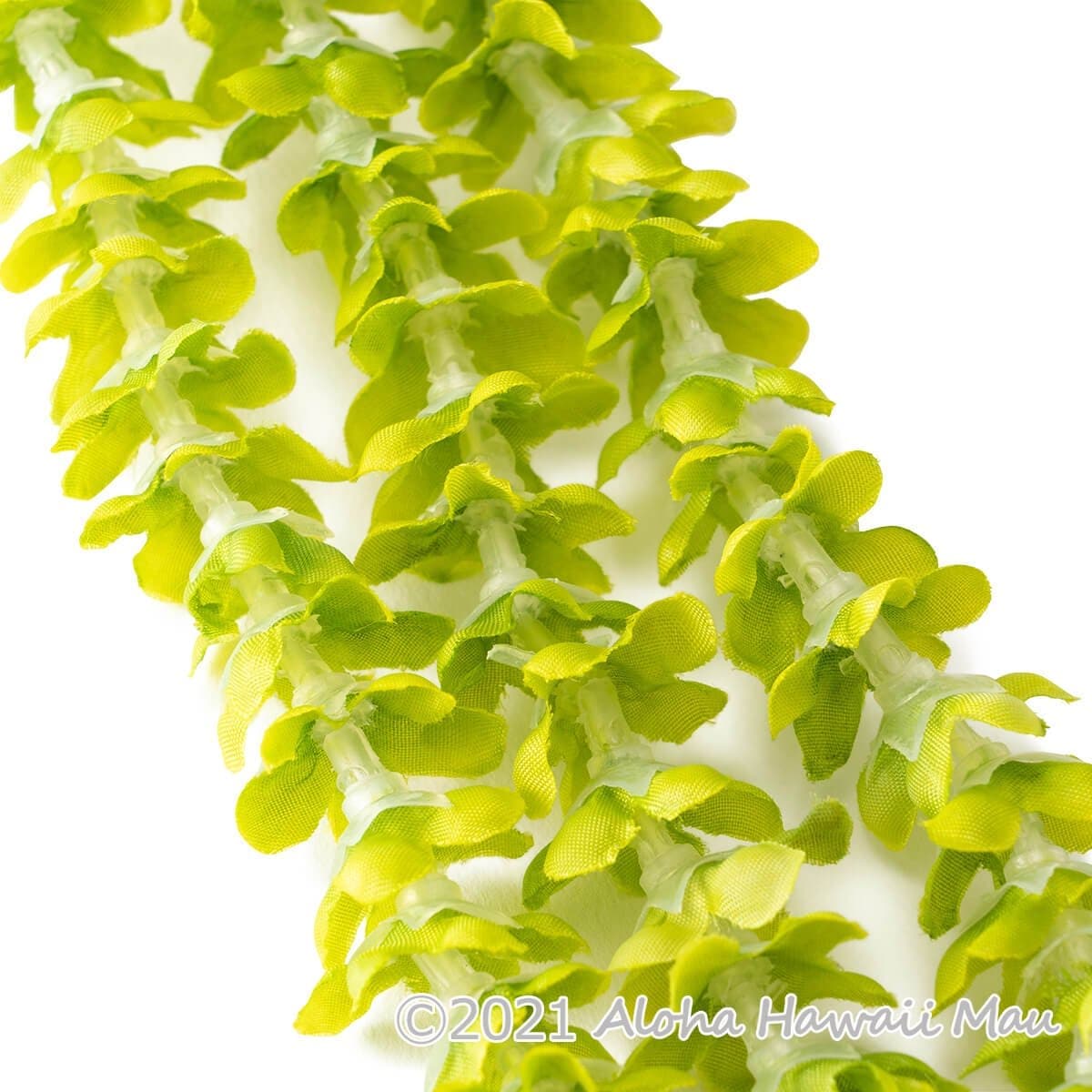 フラダンス レイ パカラナロングレイ 3連 グリーン 緑 | フラダンス