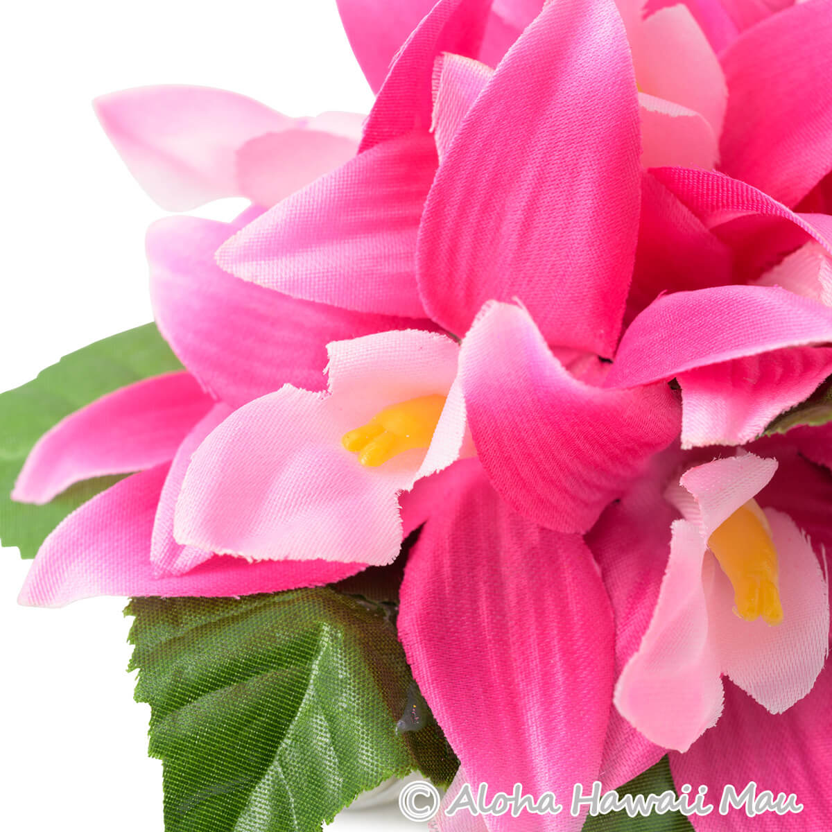 フラダンス 髪飾り バンダオーキッド 髪飾り Lサイズ ローズピンク