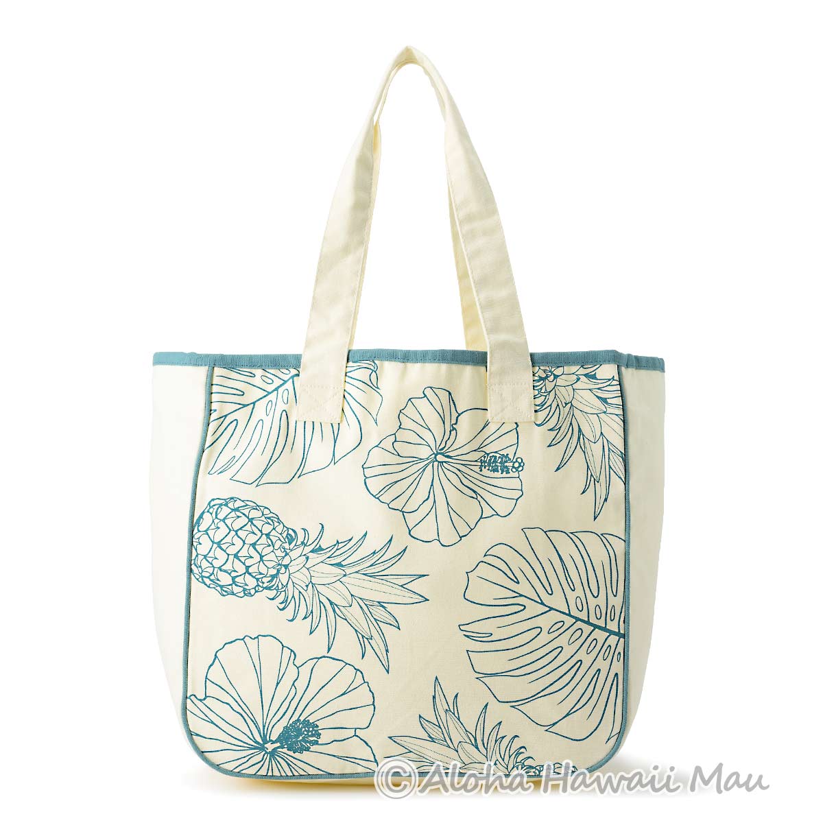 ハワイ限定〉ホールフーズマーケットトートバッグ モンステラ柄 エコ
