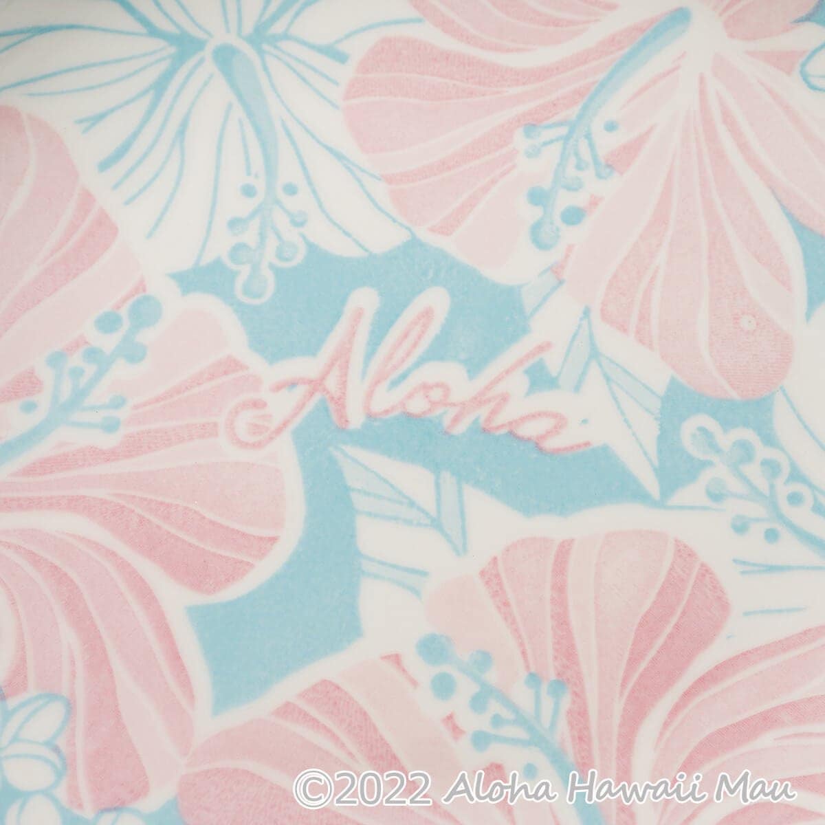 ミニ デッシュ ハイビスカス柄  ブルー/ピンク ハイビスカス ハワイアン ミニディッシュプレート