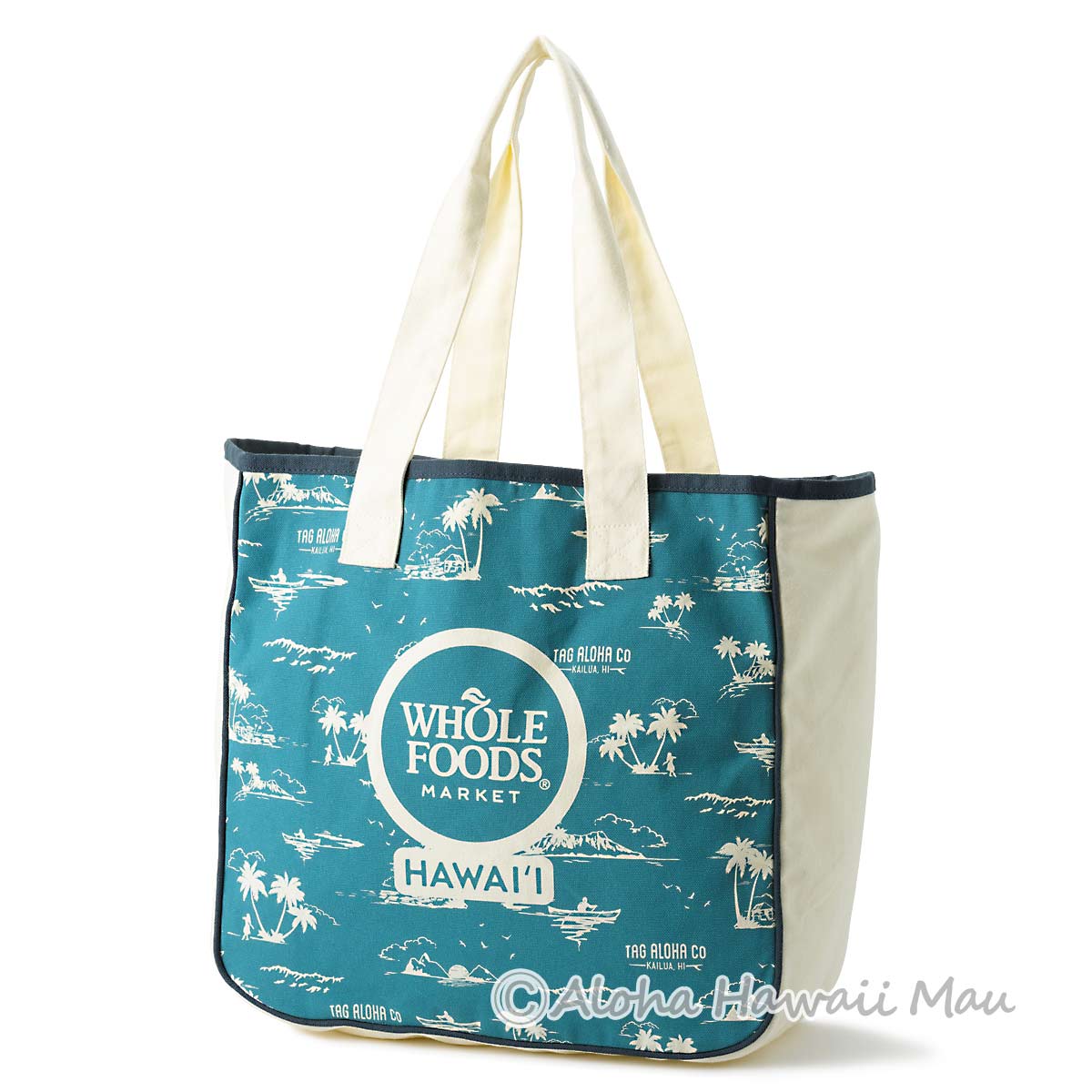 ハワイ限定〉ホールフーズマーケットトートバッグ パームツリー(ヤシの