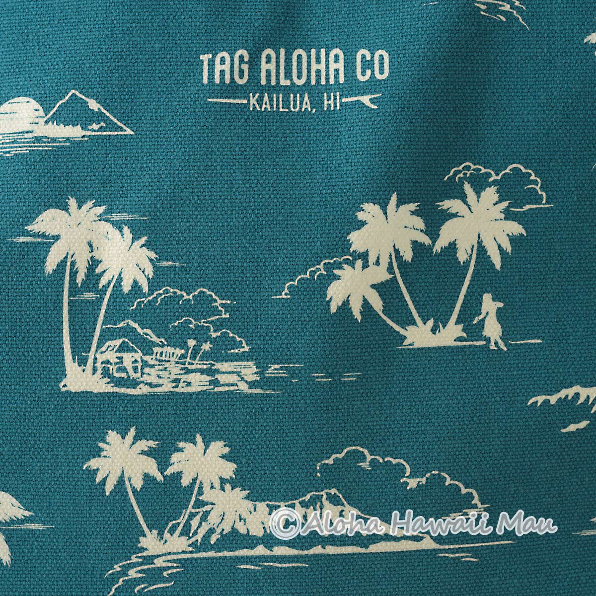 ALOHAパームリーフ柄 エコバッグ 大型 ハワイ限定〉ホールフーズマーケットトートバッグ パームツリー(ヤシの