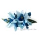フラダンス 髪飾り バンダオーキッド 髪飾り Mサイズ ブルー
