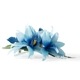 フラダンス 髪飾り バンダオーキッド 髪飾り Mサイズ ブルー