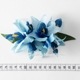 フラダンス 髪飾り バンダオーキッド 髪飾り Mサイズ ブルー