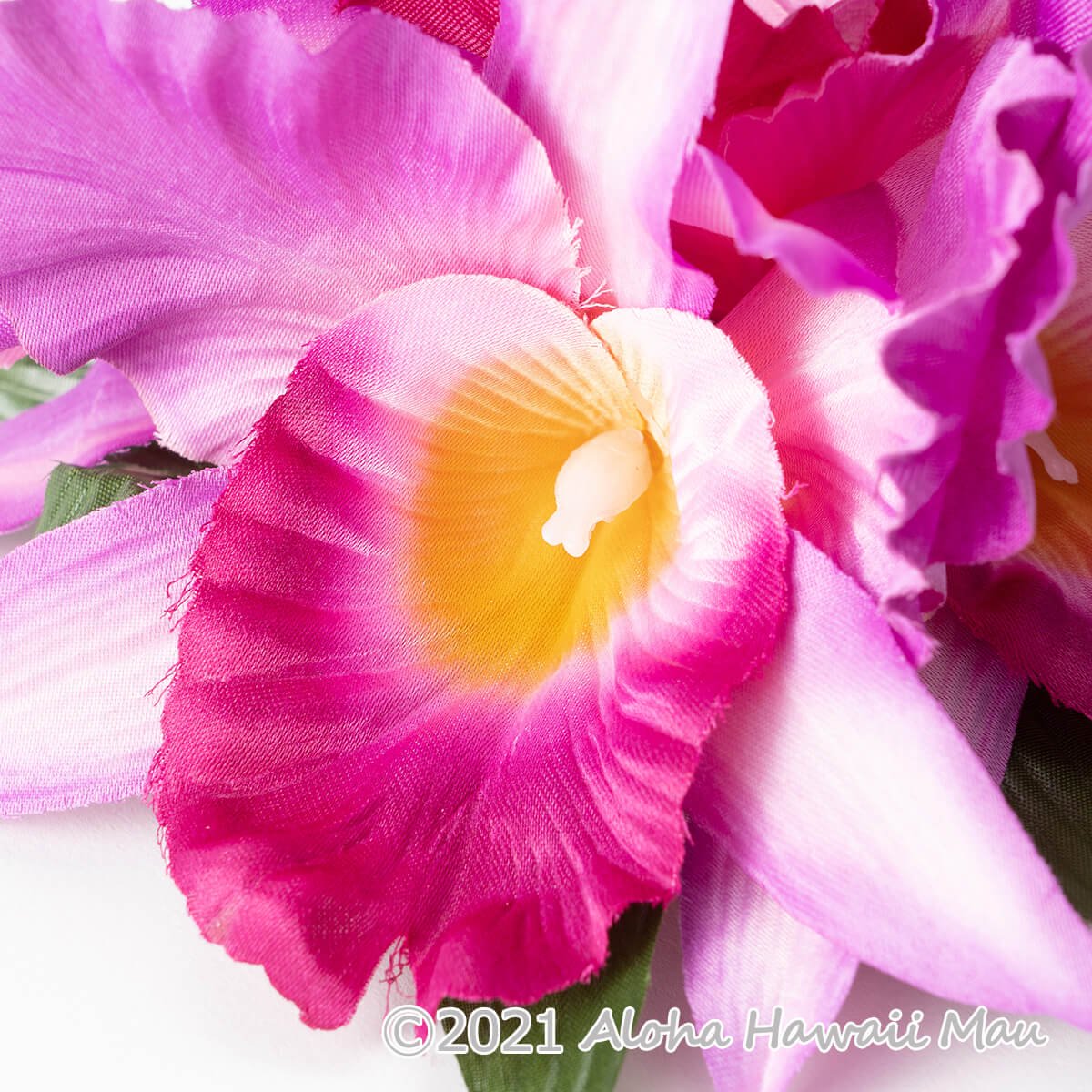 フラダンス 髪飾り ラージ カトレア オーキッド XL ラベンダー