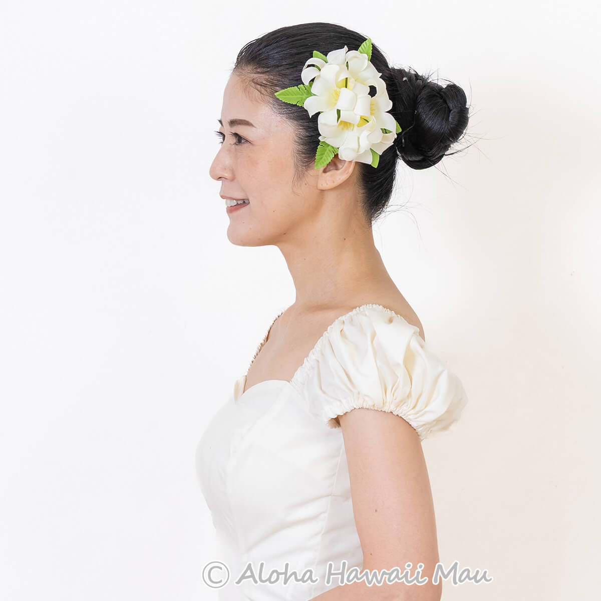 フラダンス 髪飾り デラックス プアケニケニ ヘアクリップ Mサイズ