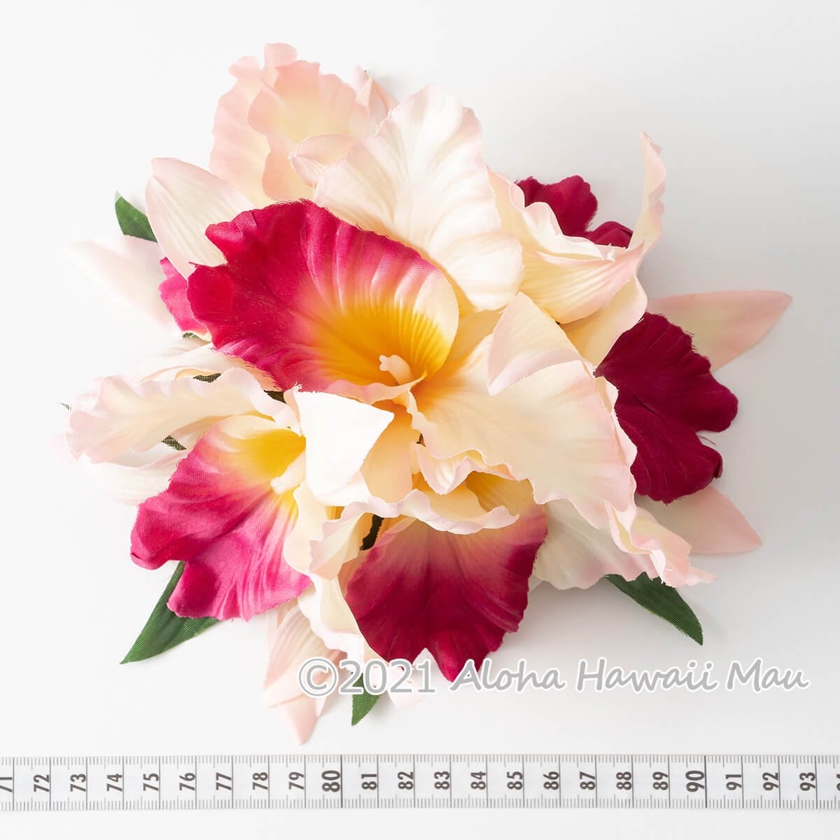 フラダンス 髪飾り ラージ カトレア オーキッド XL ピンク