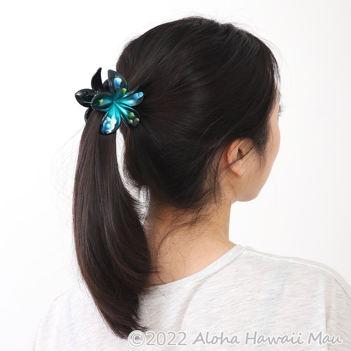 acca ヘアクリップ 青と金 花モチーフ E1tvGBByLeCzOyj0EDgR0mMSshD1WI