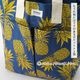 〈ハワイ限定〉ホールフーズマーケット トートバッグ パイナップル柄 ネイビー ハイドロトート エコバッグ WHOLE FOODS MARKET・ハワイ直輸入