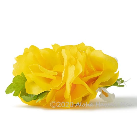 フラダンス フラワーブレスレット イエロー