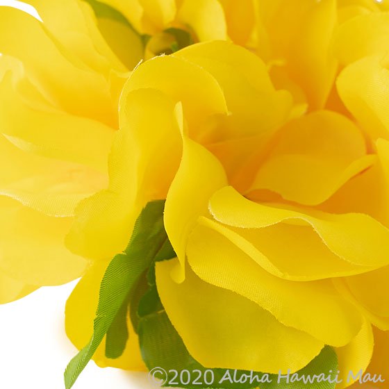 フラダンス フラワーブレスレット イエロー