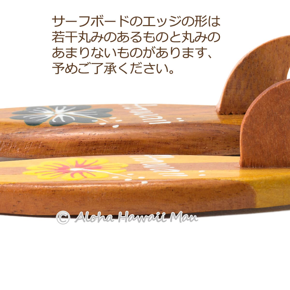 ハワイ　マグネット ハワイアンマグネット サーフボード ウッド ハイビスカス ピンク