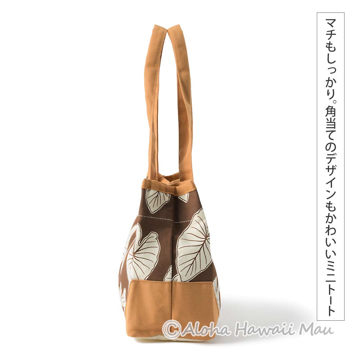 ハワイ限定〉ホールフーズマーケット ミニトートバッグ カロ柄 エコ