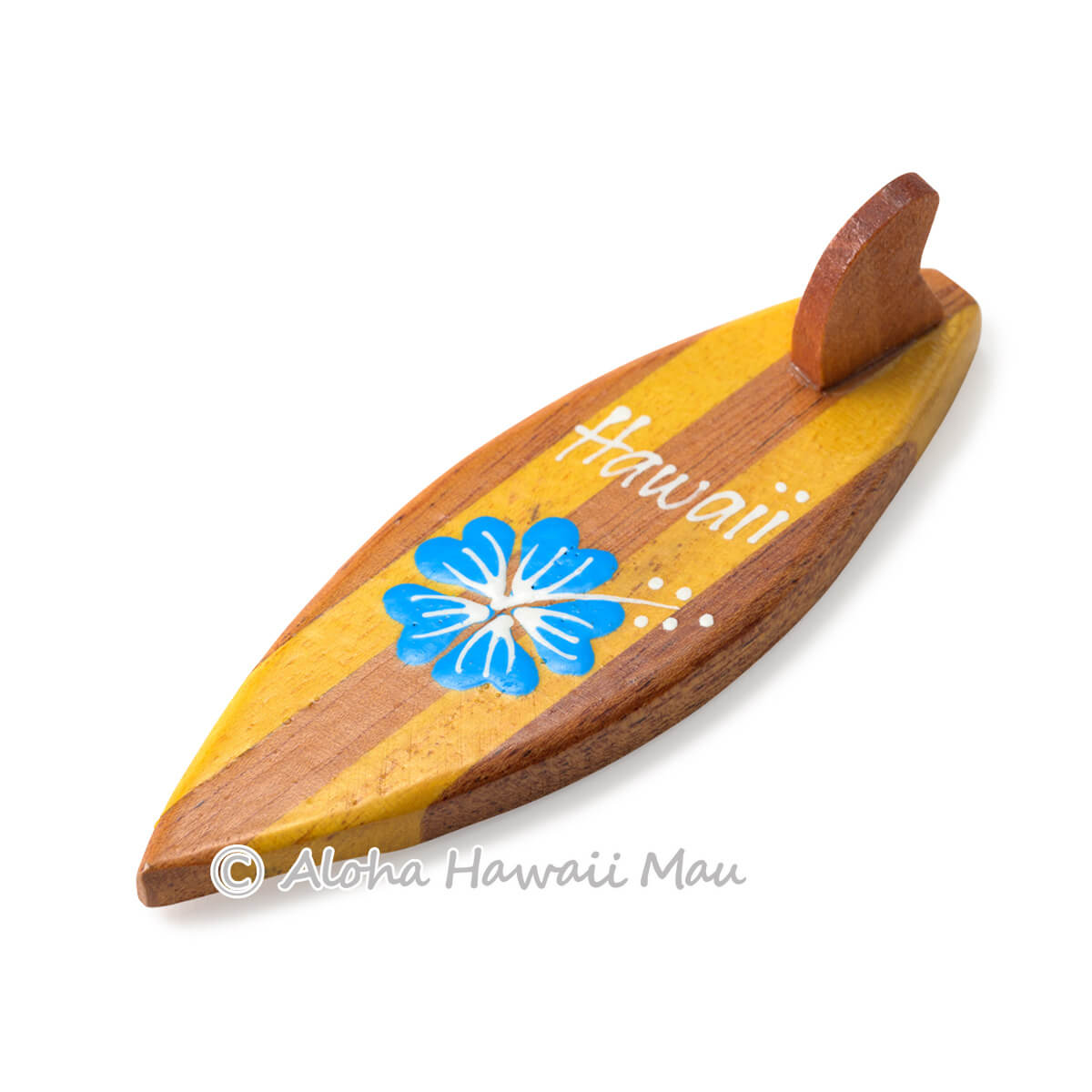 ハワイアンマグネット サーフボード ウッド マグネット ハイビスカス