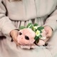 ハワイアン ホヌ ぬいぐるみ フラホヌ〈メッセージカード付〉ハワイギフト