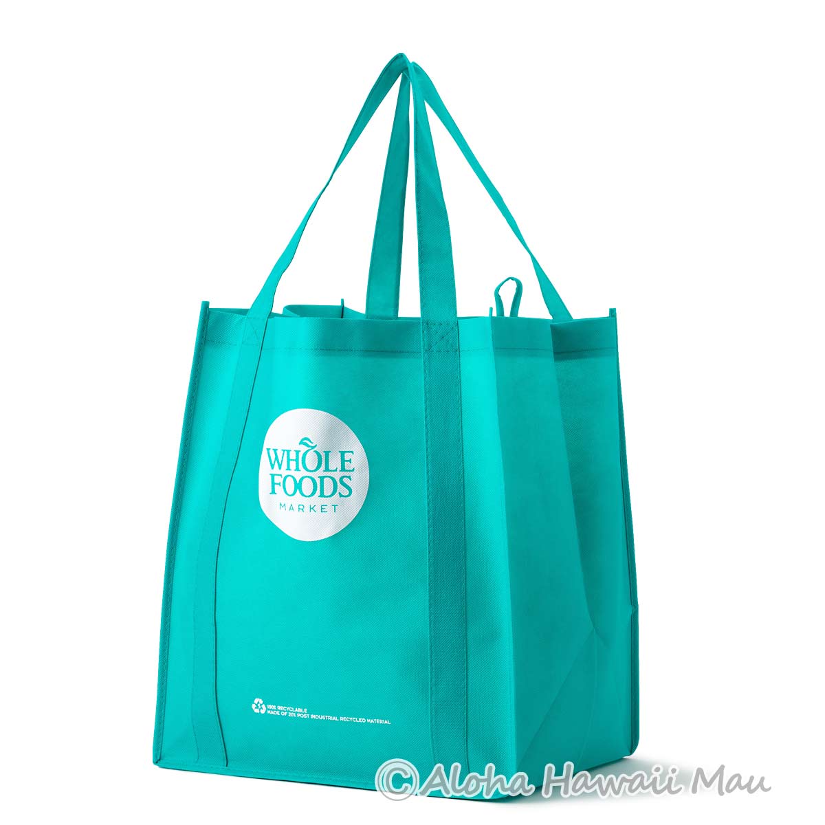 ハワイ限定〉ホールフーズマーケット 不織布 エコバッグ エメラルド