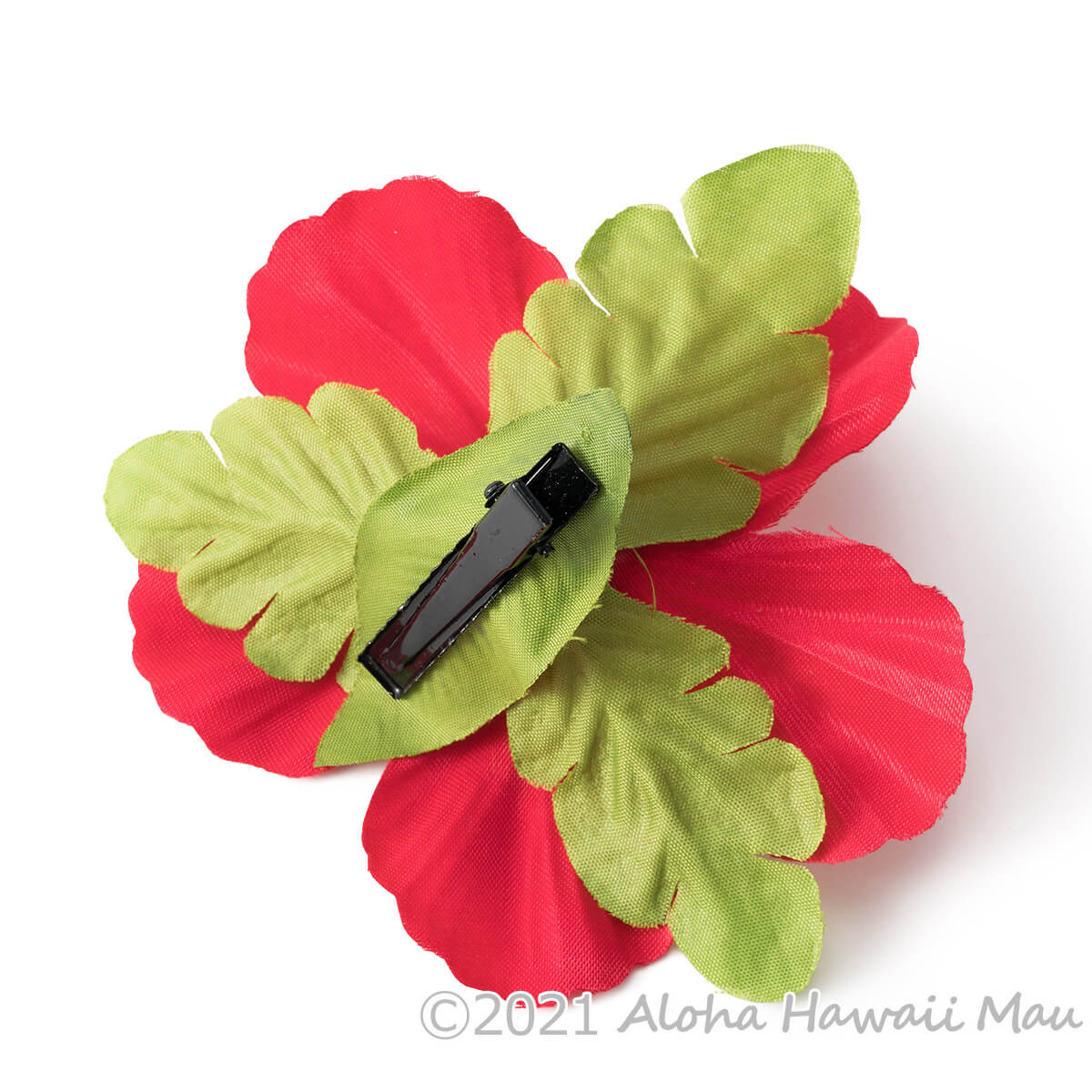 フラダンス 髪飾り ハイビスカス 1P レッド