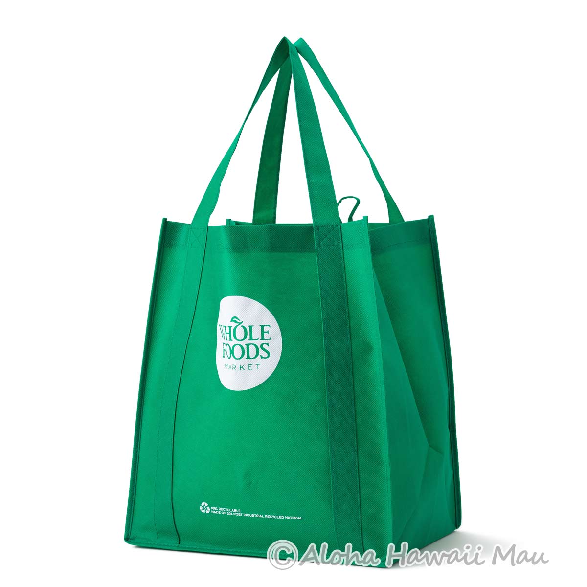 ハワイ限定〉ホールフーズマーケット 不織布 エコバッグ グリーン