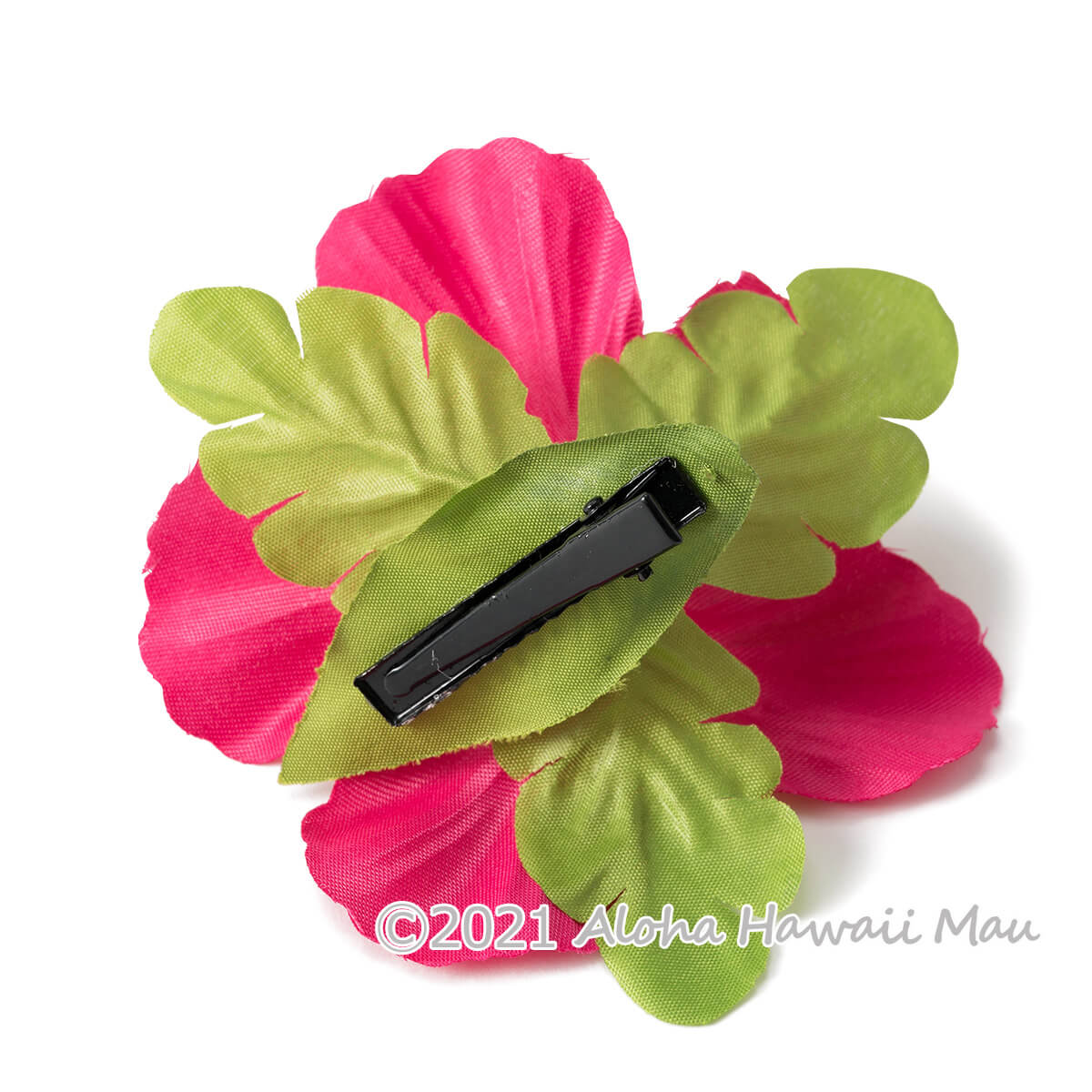 フラダンス 髪飾り ハイビスカス 1P ローズ