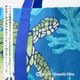 ハワイアントートバッグ ホヌ柄 ブルー Kauhale Living カウハレ リビング