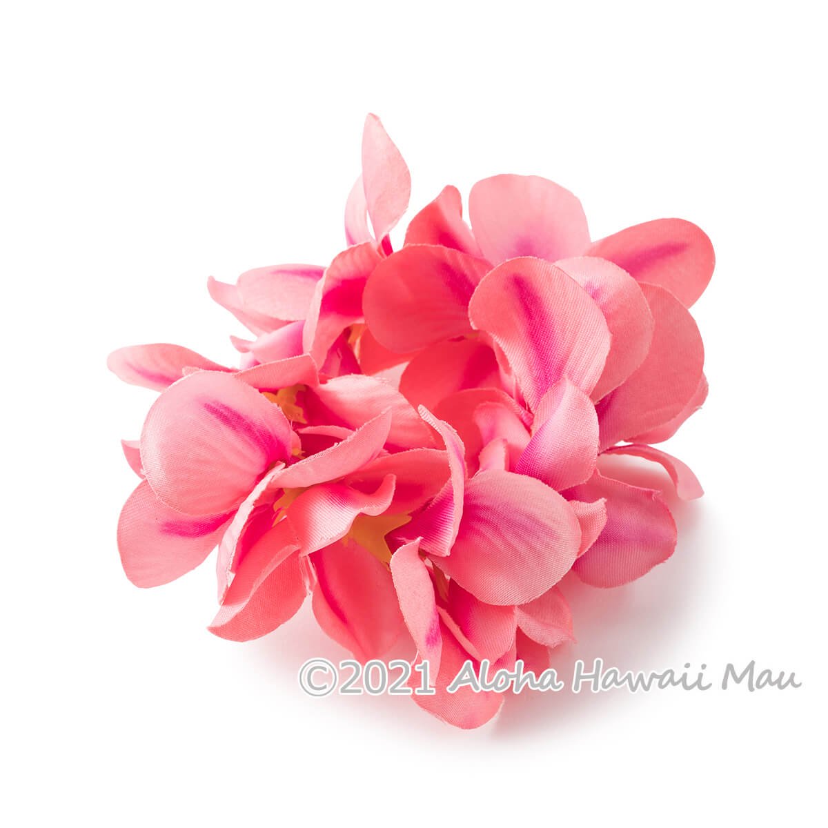 プルメリア ブレスレット ピーチ プルメリア フラ クウペエ アンクレット