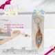 ハワイアン キーホルダー サーフボード ALOHA ハイビスカス ブルー サーフボード型ウッドキーホルダー