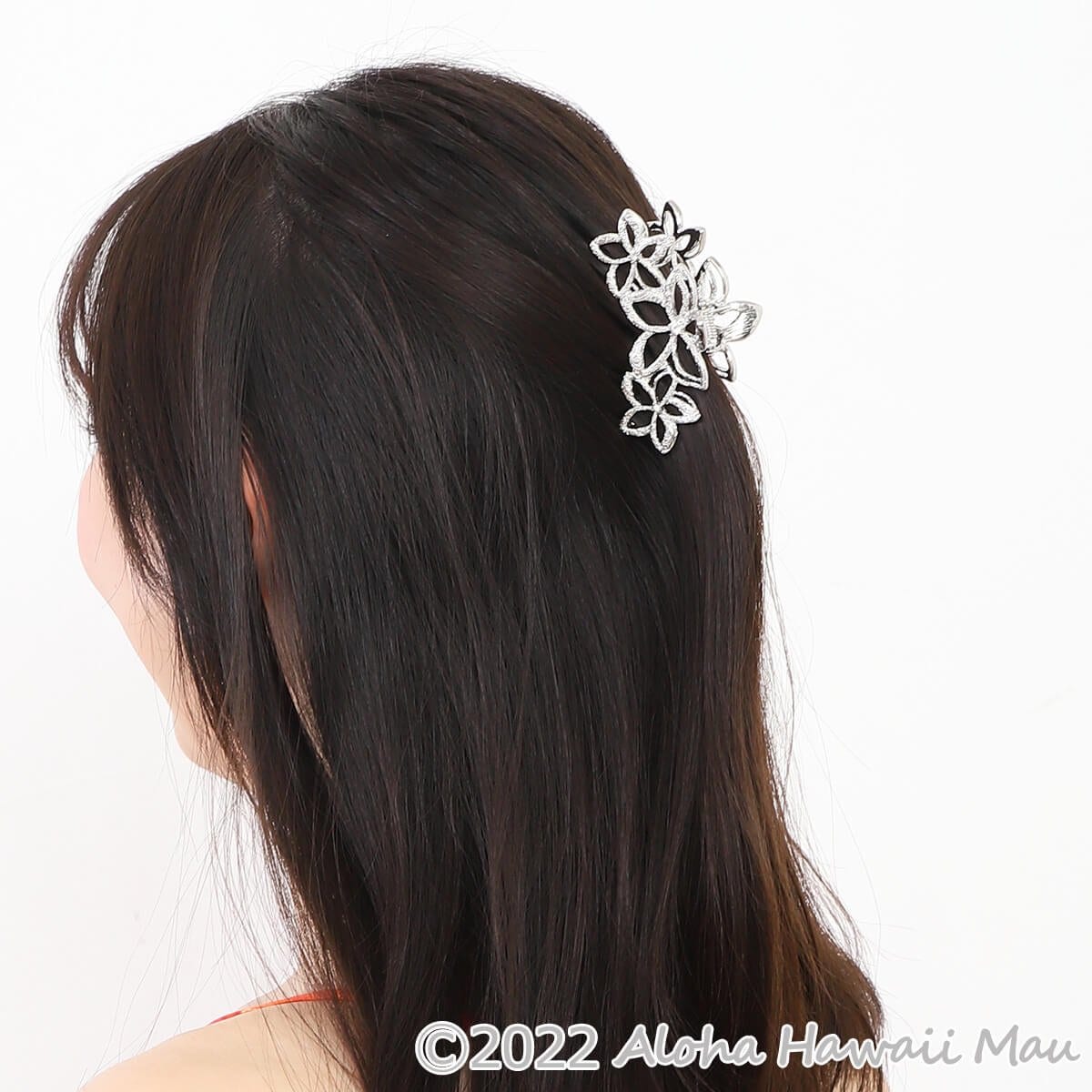 ハワイアン ヘアアクセサリー エコル プルメリア ヘアクリップ
