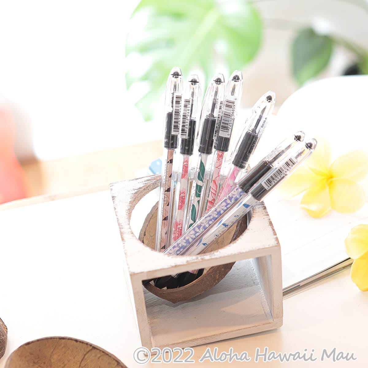 ハワイアン ボールペン イエロージンジャー Kanaka Prints