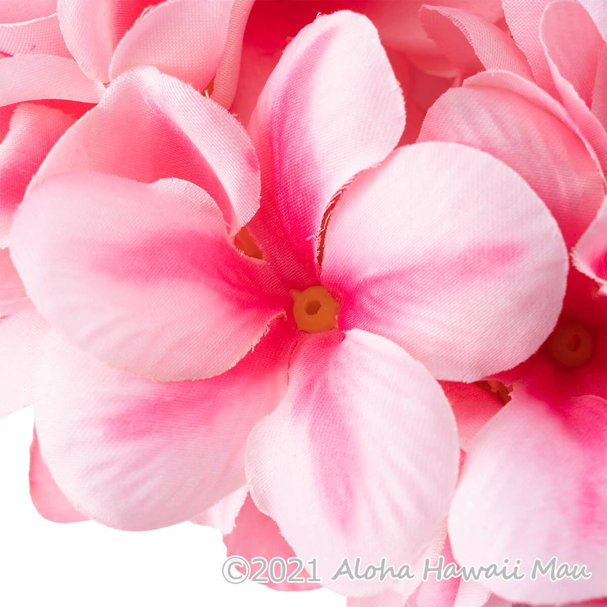 フラダンス ブレスレット アロハ プルメリア ダブル ブレスレット ピンク