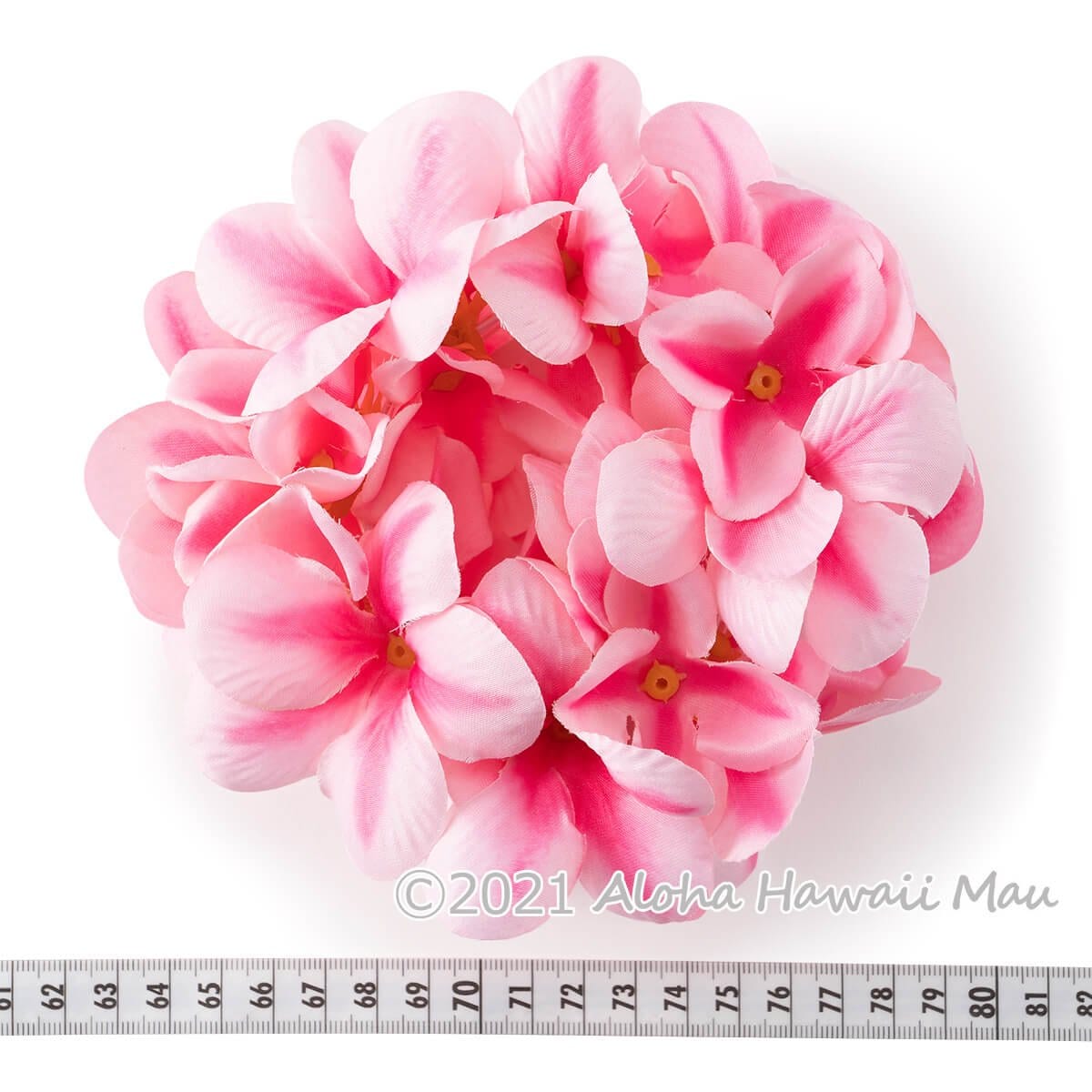 フラダンス ブレスレット アロハ プルメリア ダブル ブレスレット ピンク